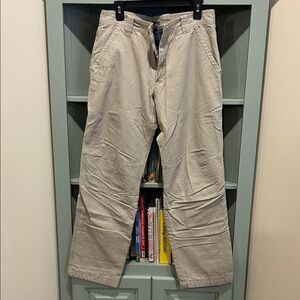 Gander Mountain Men’s flannel lined Tan Pants, 34x32